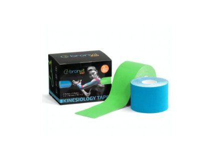 Kineziologická tejpovací páska BronVit SET 2 ks (5 cm x 6 m)